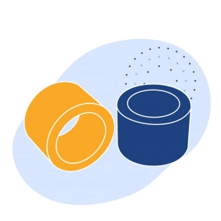 Втулка бронзовая 135 мм БрО5Ц5С5