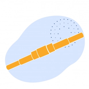 Эксцентриковый вал 900 мм Ст45