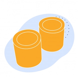 Капролоновая втулка 580х1400 мм кремовая ПА 6