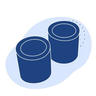 Капролоновая втулка 580х1400 мм кремовая ПА 6