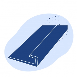 L-образный профиль стальной 100х100х7 мм СТ0 ГОСТ 8509-93