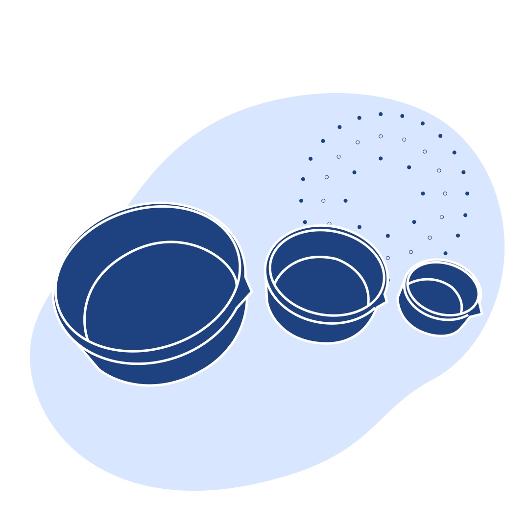 Чашка фторопластовая 25 мл 46 мм